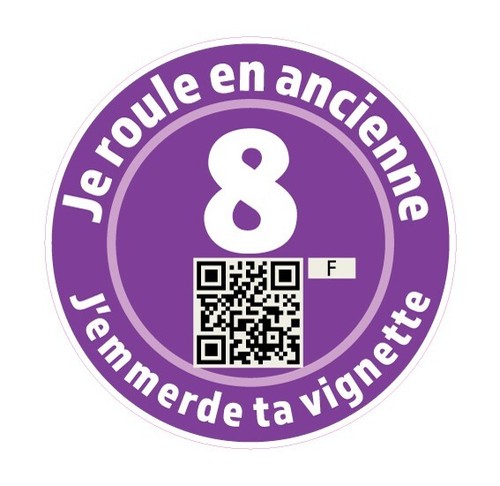 Vignette fiscale vintage je - vignette,
