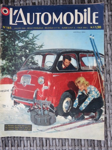 Automobile 165 janvier 1960 - l'automobile,