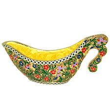 Saucière en émail Cloisonné