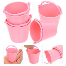  15 Pcs Petit Seau Plastique Mini Seaux Mini-seau Jouet Miniature
