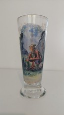 VERRE BIERE EMAILLE CURIOSA