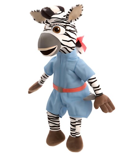 Jouet peluche zèbre - le,