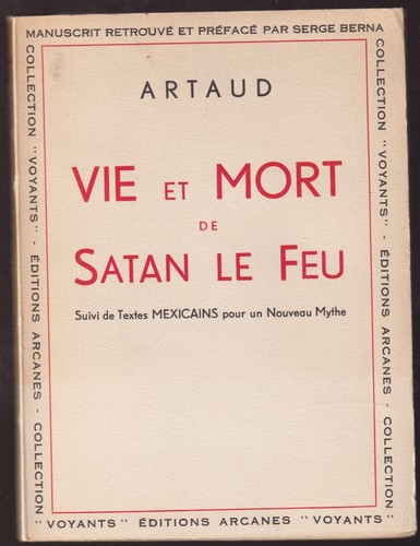 Artaud vie mort - vie, et