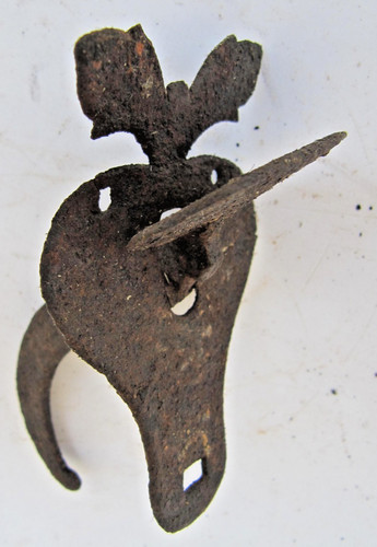 Loquet poucier fer - poucier, forgé
