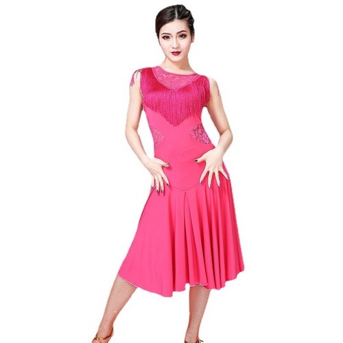 Femmes frange latin robe - latin,
