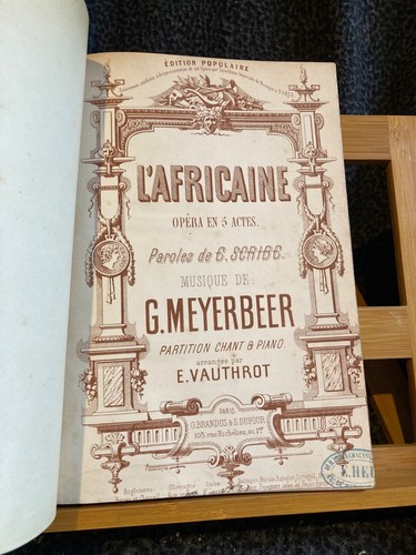 Meyerbeer l africaine - g., l'africaine