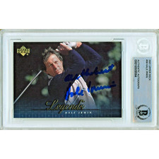 Hale Irwin Signed 2001 Upper