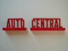 1/43  GARAGE  ENSEIGNES  AUTO
