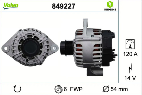 Alternateur valeo 849227 - valeo,