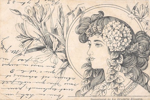 Cpa illustrateur art nouveau - art,
