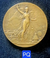 Art Nouveau - Superbe Médaille Bronze 50 mm 53,22g-  Au Mérite Par Louis Bottée 
