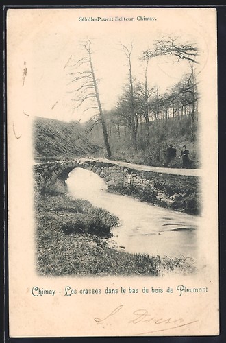Cpa chimay les crasses dans - les,