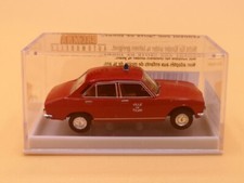 Voiture miniature - Sai 2098, Peugeot 504 pompiers de Tours 1/87