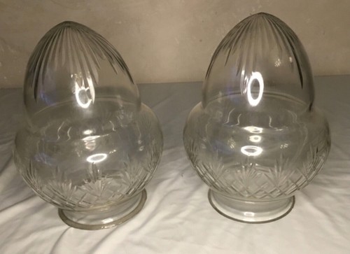 Paire obus globe tulipe pour - d,