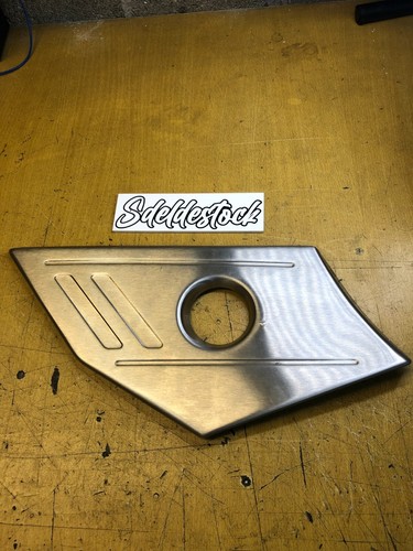 Plaque inox dessous selle - plaque,