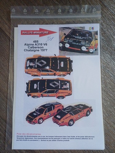 Decals ref 485 alpine - 485,