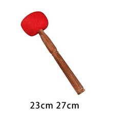 Long maillet feutré pour bol chantant/gong tibétain
