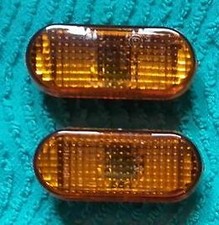 2 Clignotants Répétiteur d'aile Golf III Vento (93-97) Polo (94-99) Orange NEUFS