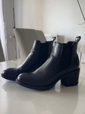 Bottines noires à talon GEMO taille 37