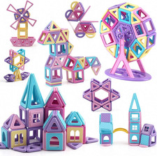 149 Pcs Mini Magnetic Blocks Castle Building Tiles Edutainment Toys Develop Crea