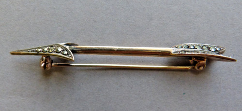 Broche barrette flèche