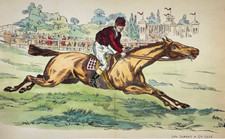 COURSE CHEVAL Second Empire