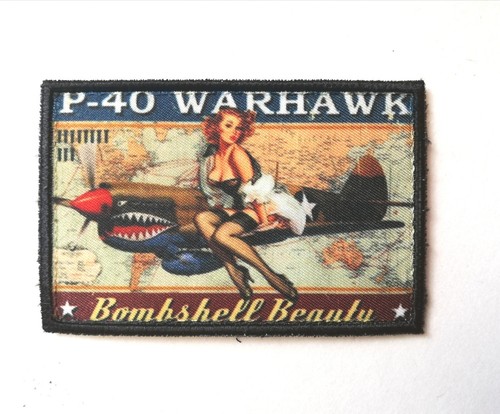 Patch morale 5x8cm pin p40 - patch, "pin-up