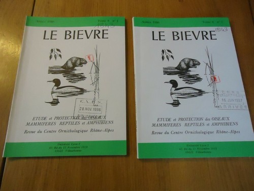 Bievre 1986 ornithologie - le,