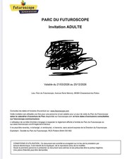 E-BILLETS FUTUROSCOPE