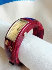 Belle Montre Vintage Mecanique Femme Swiss Made Base Acryl