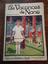 les vacances de nane EO (1925) andré Lichtenberger gautier et languereau