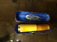 or 18k fume cigarette en ambre écume de mer avec ecrin