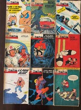 Journal de TINTIN, Année 1961. lot 9 numéros tous différents (Voir description)