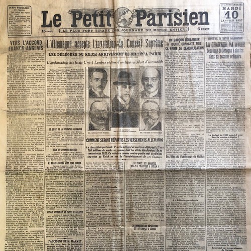 Journal petit parisien - journal,