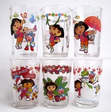 DORA L' EXPLORATICE - Nickelodeon - 6 Verres à Moutarde - 2006