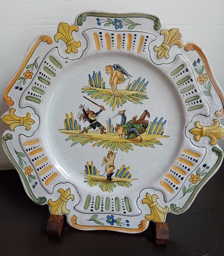 Assiette xviiie xixe - /,