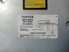 8627060070 autoradio TOYOTA