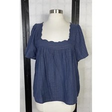 Sezane Scalloped square