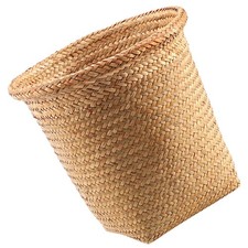 Seau poubelle tissé, poubelle