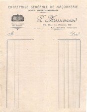 ENTREPRISE GENERALE DE MACONNERIE L MASSONNAUD A LA RICHE