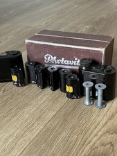 Rare 2x Photavit Film Loader + 6 Film Cartridges 