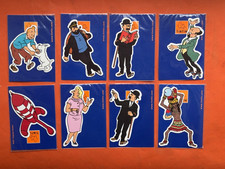 HERGE LOT 8 MAGNETS TINTIN ETAT NEUF