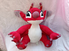 PELUCHE LEROY STITCH ROUGE DISNEYLAND PARIS DISNEY 30 CM