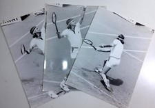 5 grandes photos - Björn BORG en action - Roland GARROS - 40x30 cm - 1981's