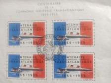 VIGNETTE  BLOC " Centenaire de