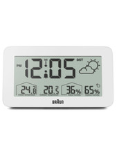 Braun bc13wp dcf radio réveil - braun, radio-réveil
