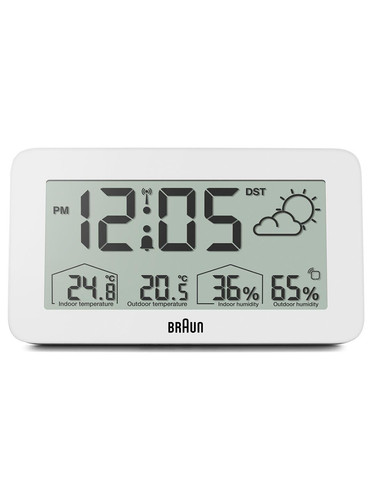 Braun bc13wp dcf - braun, radio-réveil