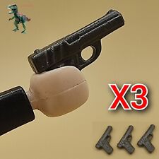 X3 Playmobil pistolet-revolver