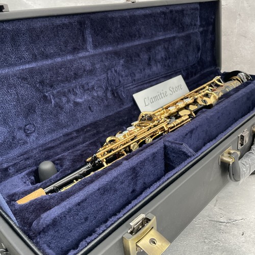 Saxophone soprano laqué - , noir