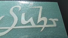 sticker SUHR guitars HEADSTOCK / LOGO TETE DE GUITARE AUTOCOLLANT  SUHR